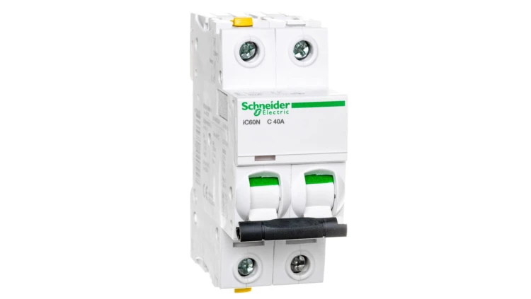 Wyłącznik nadprądowy 2P C 40A 6kA AC iC60N-C40-2 Acti9 A9F04240