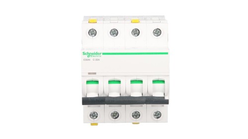 Wyłącznik nadprądowy 4P C 25A 6kA AC iC60N-C25-4 Acti9 A9F04425