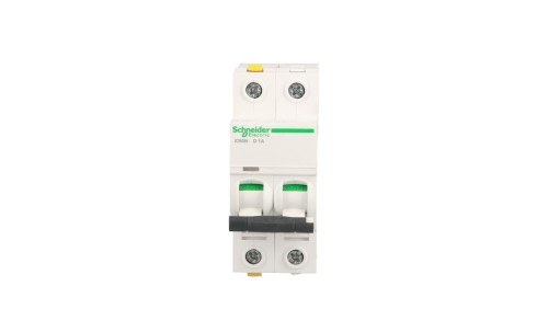 Wyłącznik nadprądowy 2P D 1A 6kA AC iC60N-D1-2 Acti9 A9F05201