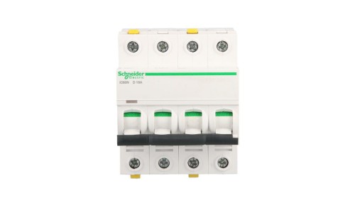 Wyłącznik nadprądowy 4P D 16A 6kA AC iC60N-D16-4 Acti9 A9F05416