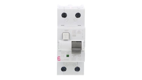 Wyłącznik różnicowo-nadprądowy 2P 6A C 0,03A typ AC KZS-2M 002173121