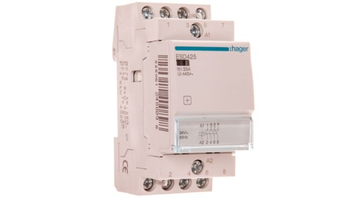 Stycznik modułowy 25A 4Z 0R 24V AC ESD425