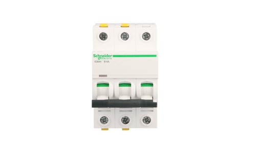 Wyłącznik nadprądowy 3P B 6A 10kA AC iC60H-B6-3 Acti9 A9F06306