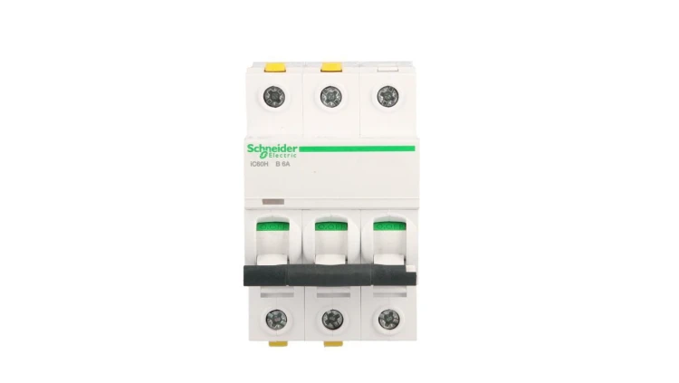 Wyłącznik nadprądowy 3P B 6A 10kA AC iC60H-B6-3 Acti9 A9F06306