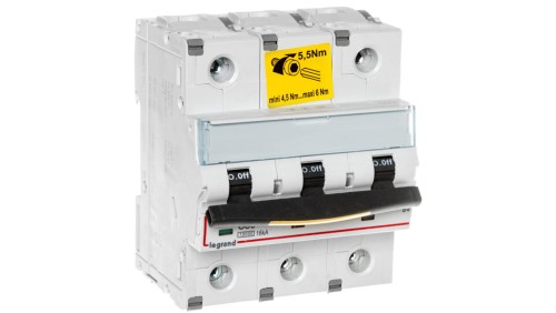 Wyłącznik nadprądowy 3P C 80A 16kA AC 10/ S313 DX3 409280