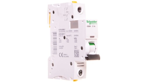 Wyłącznik nadprądowy 1P C 1A 10kA AC iC60H-C1 Acti9 A9F07101