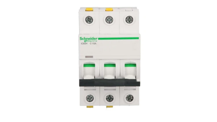 Wyłącznik nadprądowy 3P C 10A 10kA AC iC60H-C10-3 Acti9 A9F07310
