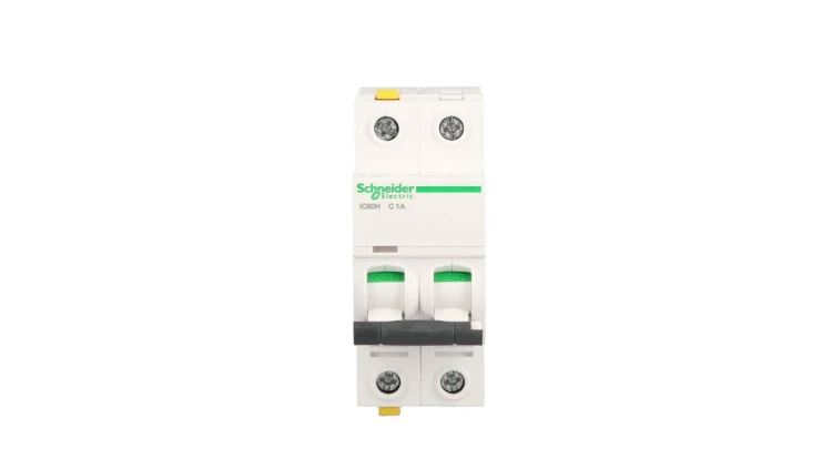 Wyłącznik nadprądowy 2P C 1A 10kA AC iC60H-C1-2 Acti9 A9F07201