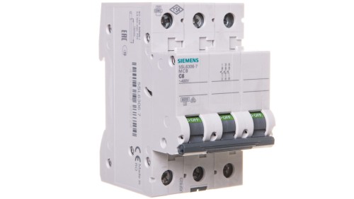 Wyłącznik nadprądowy 3P C 6A 6kA AC SENTRON 5SL6306-7