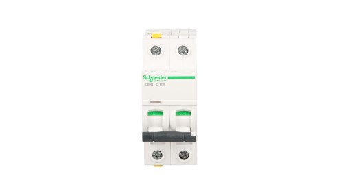 Wyłącznik nadprądowy 2P D 10A 6kA AC iC60N-D10-2 Acti9 A9F05210