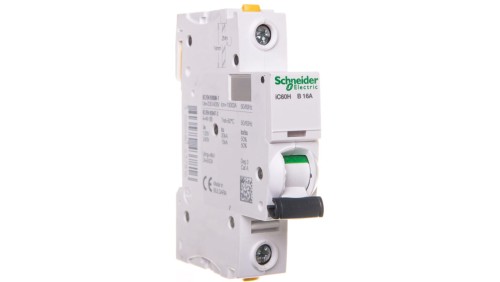 Wyłącznik nadprądowy 1P B 16A 10kA AC iC60H-B16 Acti9 A9F06116