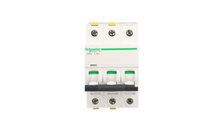 Wyłącznik nadprądowy 3P C 40A 10kA AC iC60H-C40-3 Acti9 A9F07340