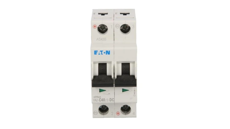 Wyłącznik nadprądowy 2P C 40A 15kA AC FAZ C40/2-DC 279144