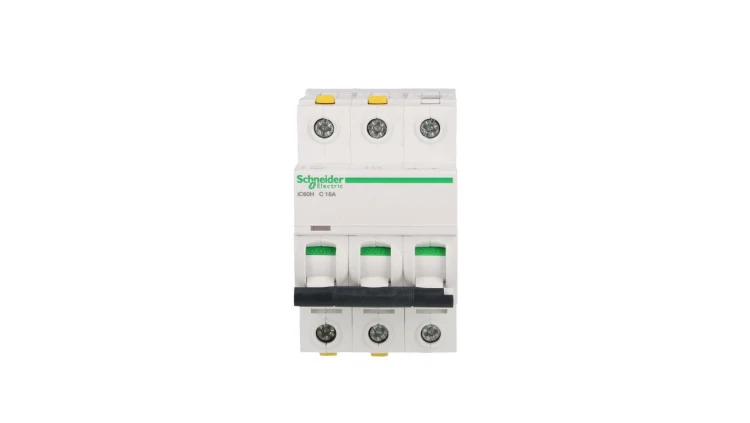 Wyłącznik nadprądowy 3P C 16A 10kA AC iC60H-C16-3 Acti9 A9F07316