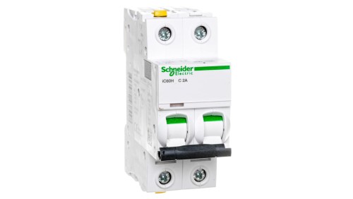 Wyłącznik nadprądowy 2P C 2A 10kA AC iC60H-C2-2 Acti9 A9F07202