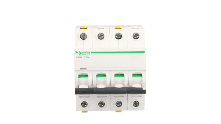 Wyłącznik nadprądowy 4P C 32A 10kA AC iC60H-C32-4 Acti9 A9F07432