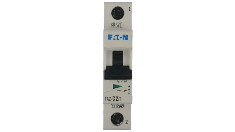 Wyłącznik nadprądowy 1P C 2A 15kA AC FAZ C2/1 278549