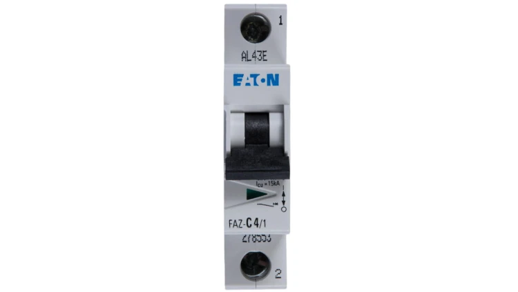Wyłącznik nadprądowy 1P C 4A 15kA AC FAZ C4/1 278553
