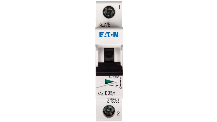 Wyłącznik nadprądowy 1P C 25A 15kA AC FAZ C25/1 278563
