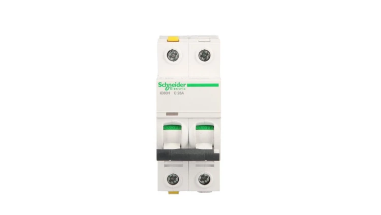 Wyłącznik nadprądowy 2P C 25A 10kA AC iC60H-C25-2 Acti9 A9F07225