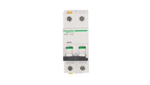 Wyłącznik nadprądowy 2P D 25A 6kA AC iC60N-D25-2 Acti9 A9F05225