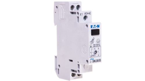 Przełącznik modułowy 2-pozycyjny 2Z 16A z lampką sygnalizacyjną 230V AC/DC Z-SWL230/SS 276306