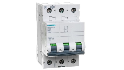 Wyłącznik nadprądowy 3P B 25A 6kA AC SENTRON 5SL6325-6