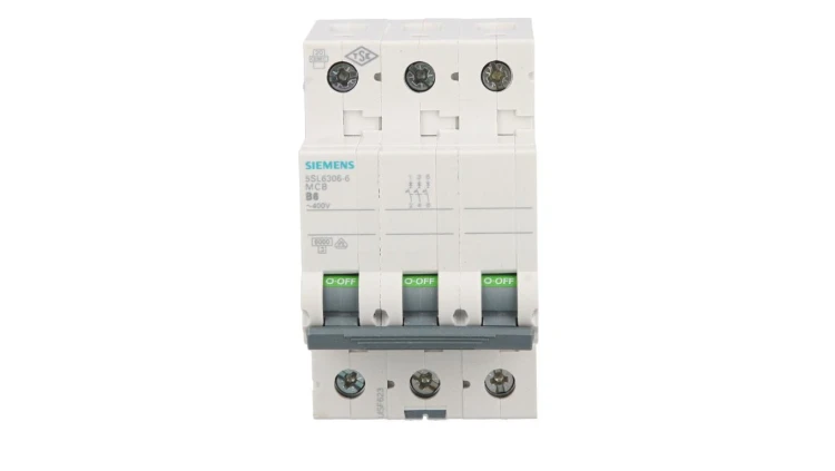 Wyłącznik nadprądowy 3P B 6A 6kA AC SENTRON 5SL6306-6