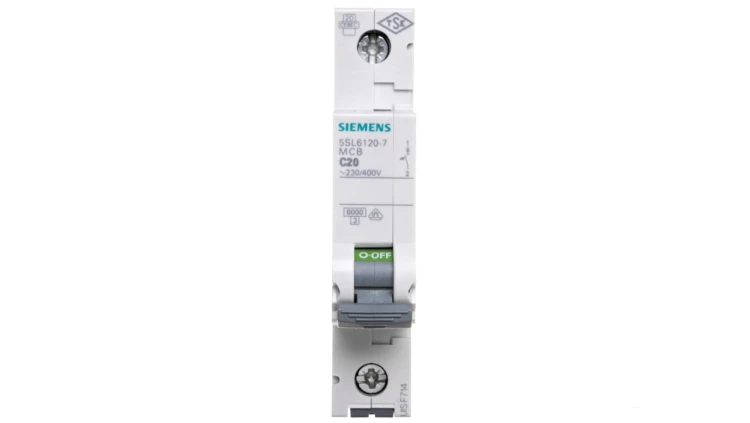 Wyłącznik nadprądowy 1P C 20A 6kA AC SENTRON 5SL6120-7