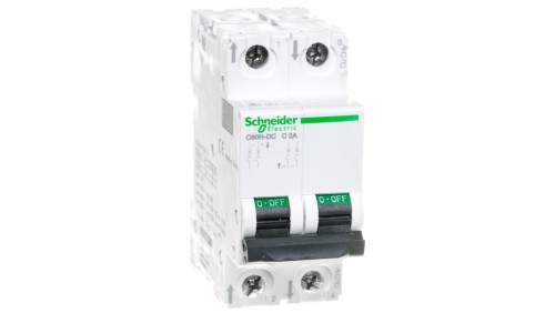 Wyłącznik nadprądowy 2P C 2A 6kA DC C60H Acti9 A9N61522