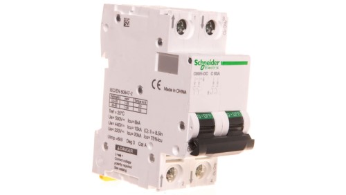 Wyłącznik nadprądowy 2P C 63A C60H-DC Acti9 A9N61539