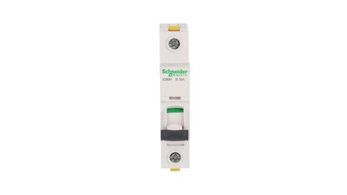 Wyłącznik nadprądowy 1P B 20A 10kA AC iC60H-B20 Acti9 A9F06120