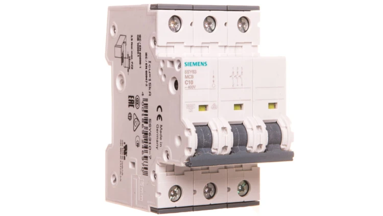 Wyłącznik nadprądowy 3P C 10A 6kA AC SENTRON 5SY6310-7