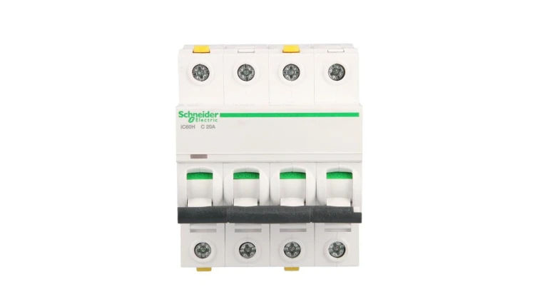 Wyłącznik nadprądowy 4P C 20A 10kA AC iC60H-C20-4 Acti9 A9F07420