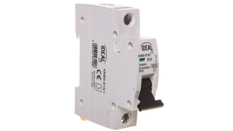 Wyłącznik nadprądowy 1P B 16A 6kA AC KMB6-B16/1 VDE 23140