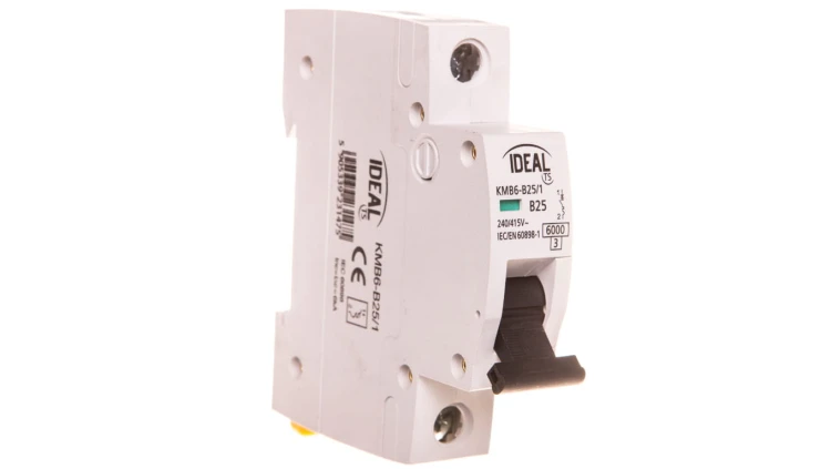 Wyłącznik nadprądowy 1P B 25A 6kA AC KMB6-B25/1 VDE 23147