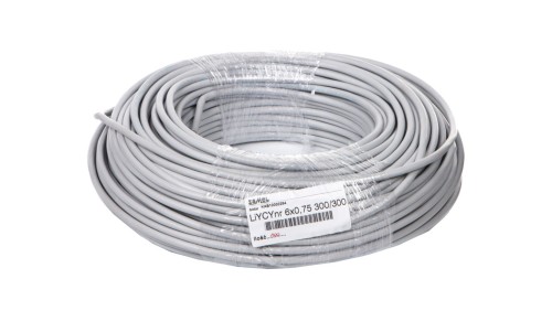 Przewód sterowniczy LIYCY 6x0,75 300/300V /100m/