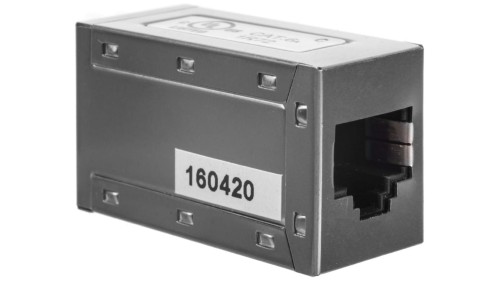 Adapter (przelotka) RJ45/RJ45 kat.6A ekranowany DN-93905