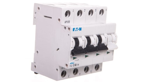 Wyłącznik nadprądowy 3P+N C 40A 15kA AC FAZ C40/3N 278979