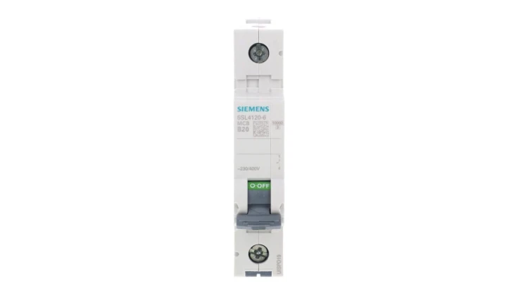 Wyłącznik nadprądowy 1P B 20A 10kA AC SENTRON 5SL4120-6