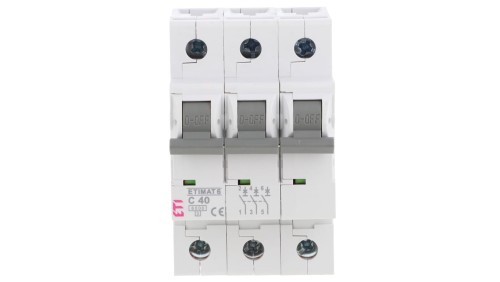 Wyłącznik nadprądowy 3P C 40A 6kA AC ETIMAT 6 002145520