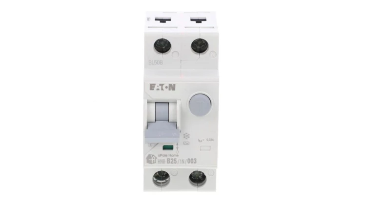 Wyłącznik różnicowo-nadprądowy 2P 25A B 0,03A typ AC xPole Home HNB-B25/1N/003 195123