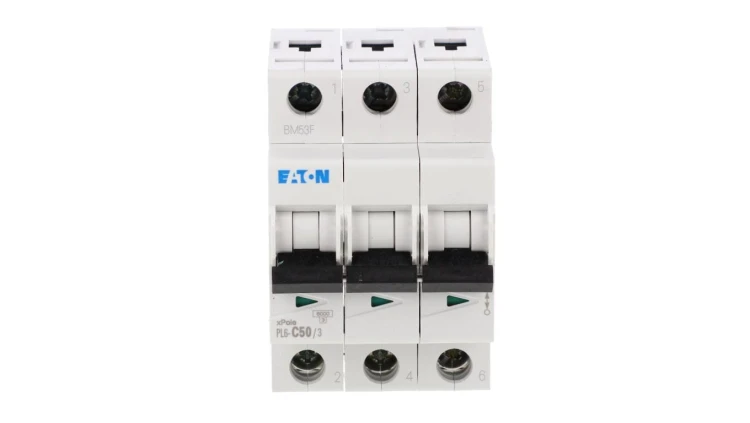 Wyłącznik nadprądowy 3P C 50A 6kA AC PL6-C50/3 286606