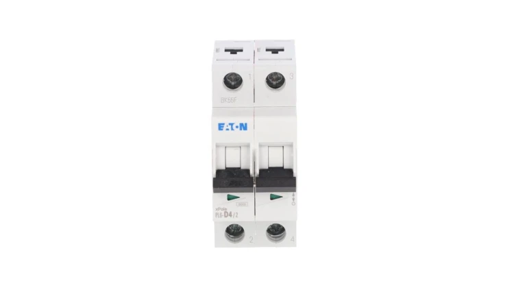 Wyłącznik nadprądowy 2P D 4A 6kA AC PL6-D4/2 286575