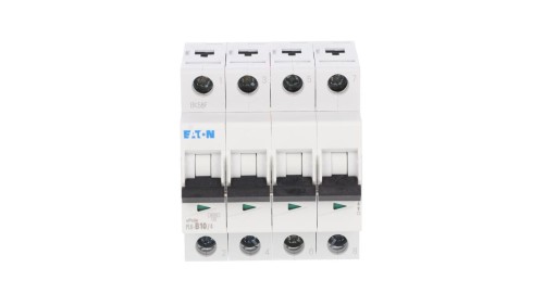 Wyłącznik nadprądowy 4P B 10A 6kA AC PL6-B10/4 166490