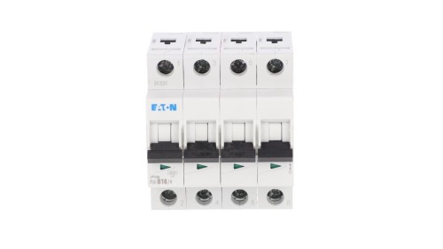 Wyłącznik nadprądowy 4P B 16A 6kA AC PL6-B16/4 166494