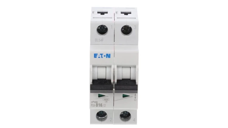 Wyłącznik nadprądowy 2P B 16A 6kA AC PL6-B16/2 286555