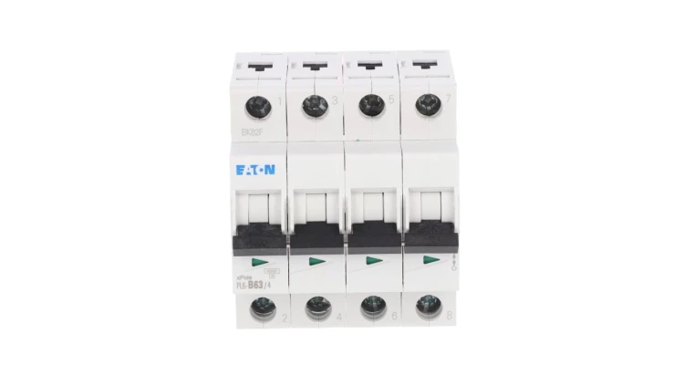 Wyłącznik nadprądowy 4P B 63A 6kA AC PL6-B63/4 166506