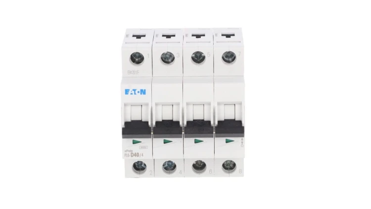 Wyłącznik nadprądowy 4P D 40A 6kA AC PL6-D40/4 166551