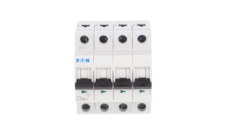 Wyłącznik nadprądowy 4P C 16A 6kA AC PL6-C16/4 166519